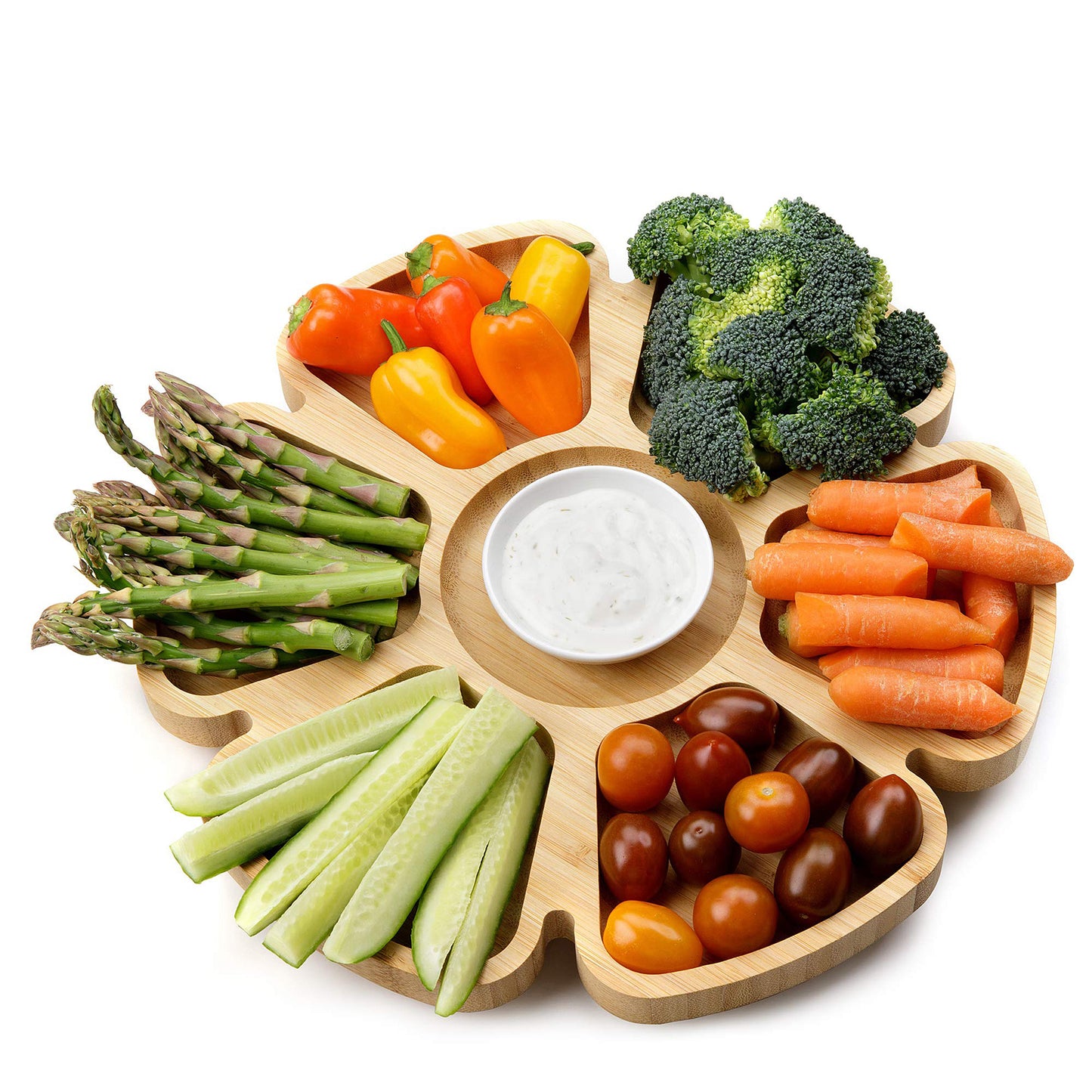 Botanero de Bambú Modelo Sun Flower