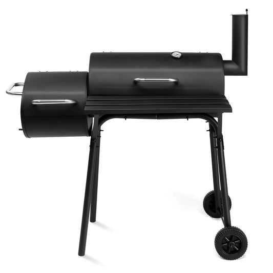 Asador con Ahumador Aquila Hierro 44 pulgadas Oakville Negro