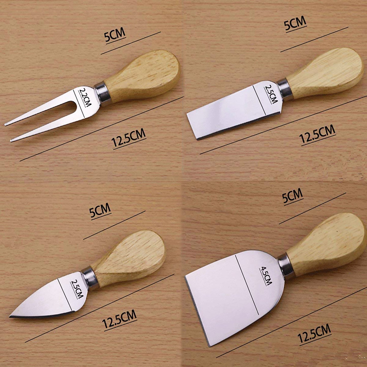 Juego de Utensilios Paris con Tabla 5 Piezas