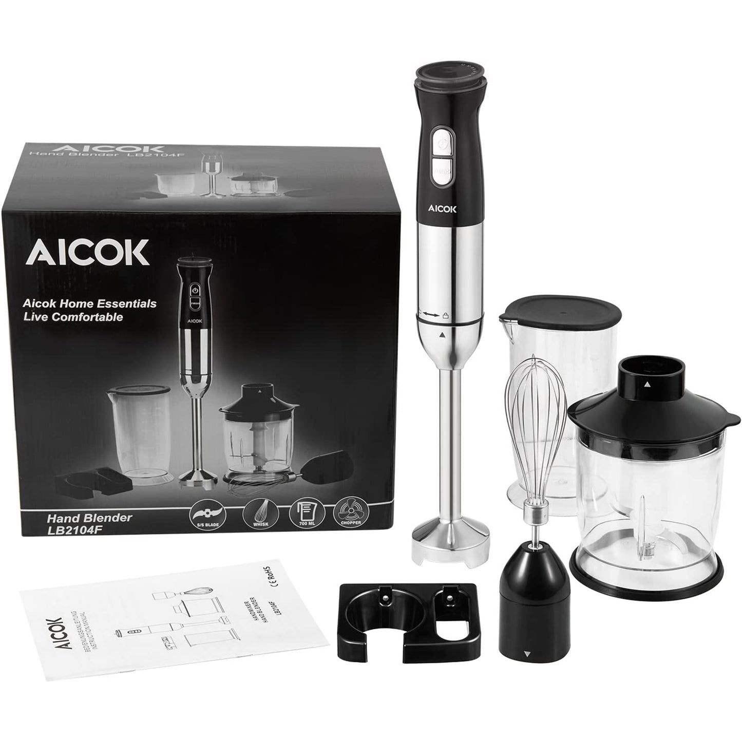 Juego de Batidora de Inmersion Aicok