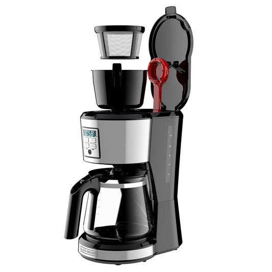 Cafetera Digital B+D Vortex Programable de 12 Tazas
