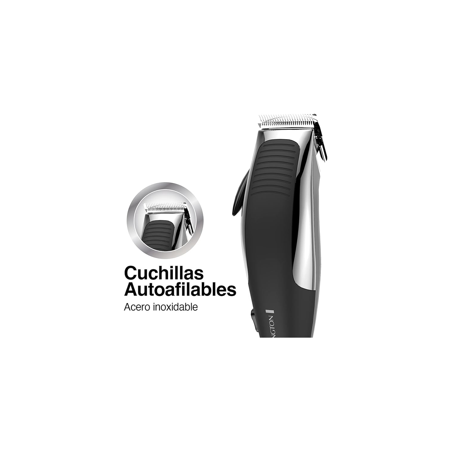 Cortador De Cabello Remington 19 Piezas Acabado Cromo