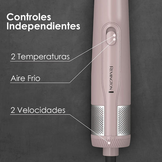 Cepillo de Aire Remington Wet2style Ovalado Rosado