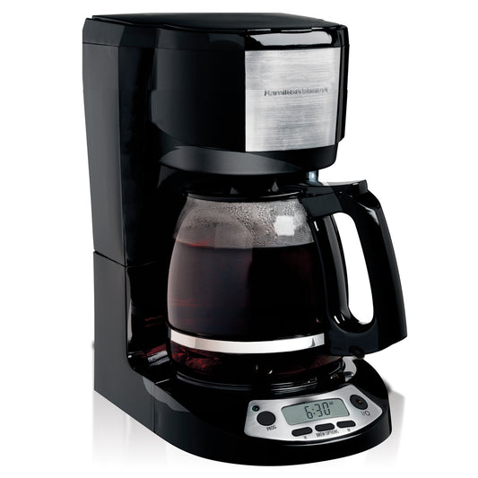 Cafetera Programable Hamilton Beach 12 tazas 49615 Negra