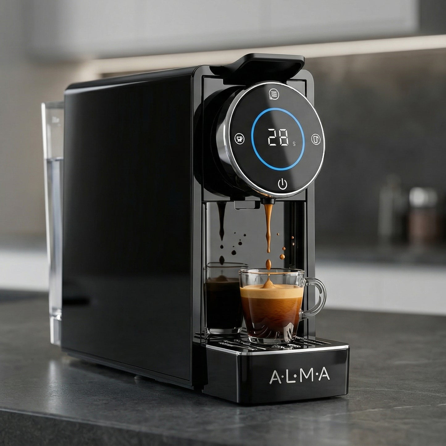 Cafetera ALMA Espressa para Capsulas NESPRESSO digital