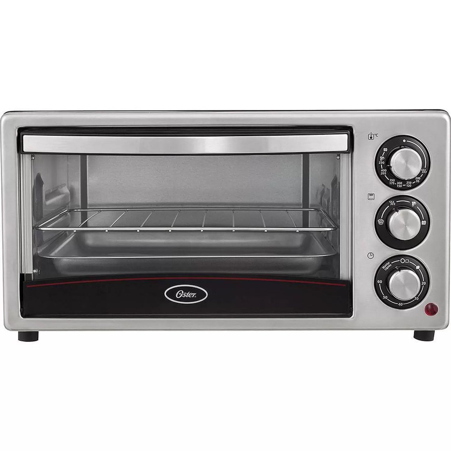 Horno Tostador Oster 15 Litros 4 Funciones Gris