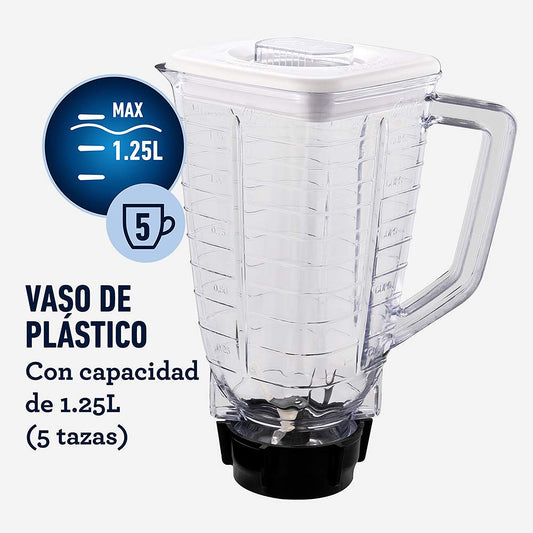 Licuadora Oster Kaliman 1.25 Litros 2 Velocidades Blanco VP