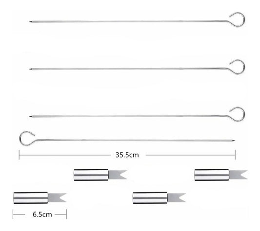 Juego de Utensilios de Asador de Acero Inox modelo Kino
