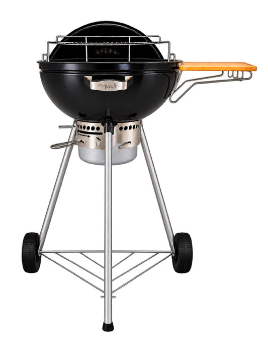 Asador de Carbón AQUILA ARDEO AS8032 con 2 ruedas, negro
