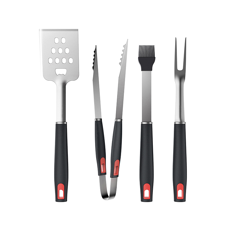 Juego de Utensilios para Asador 4 Piezas Modelo San Juan