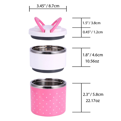 Recipiente Para Comida Deli Lunch Rosa