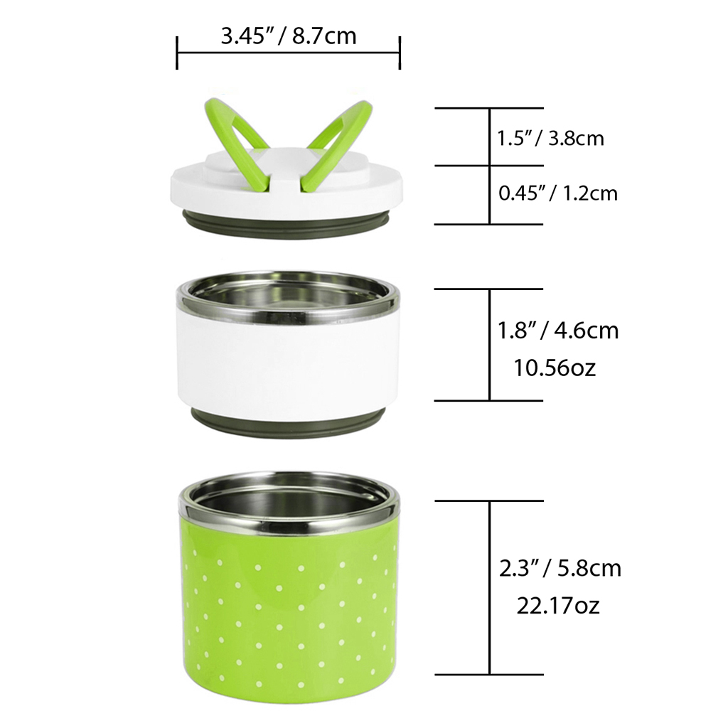 Recipiente Para Comida Deli Lunch Verde