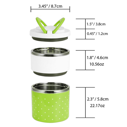 Recipiente Para Comida Deli Lunch Verde