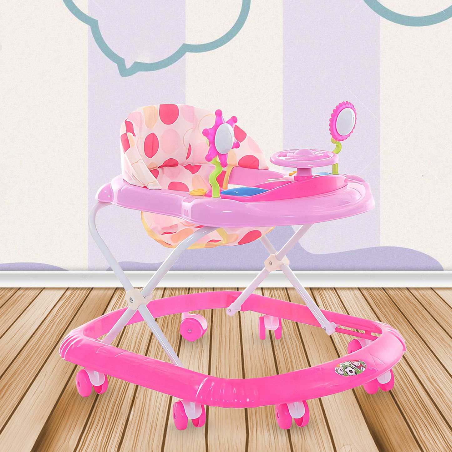 Andadera Aquila PinkBaby 3 Posiciones con luz y sonido