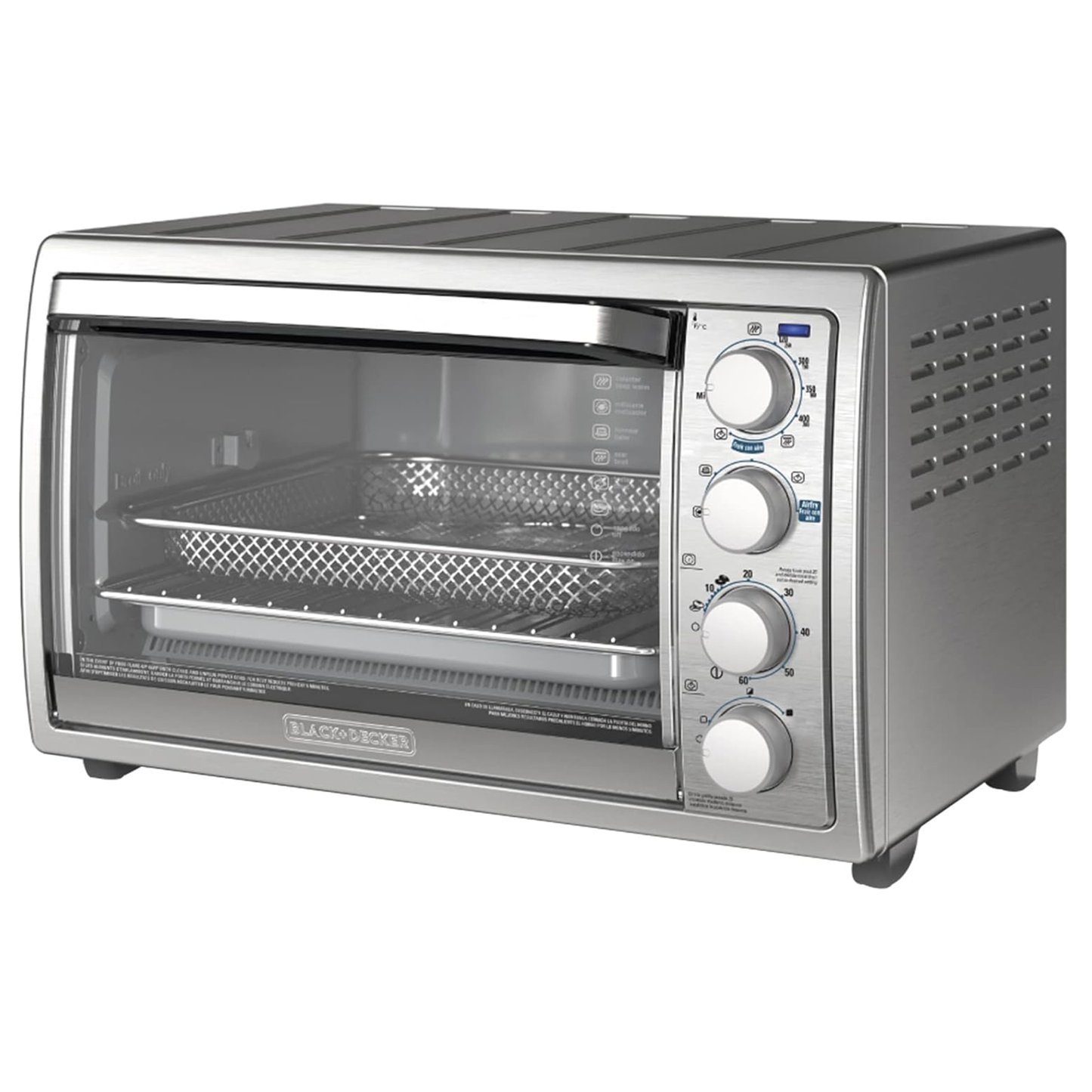 Horno freidora de aire B+D color Plateado TO4315SS-LA