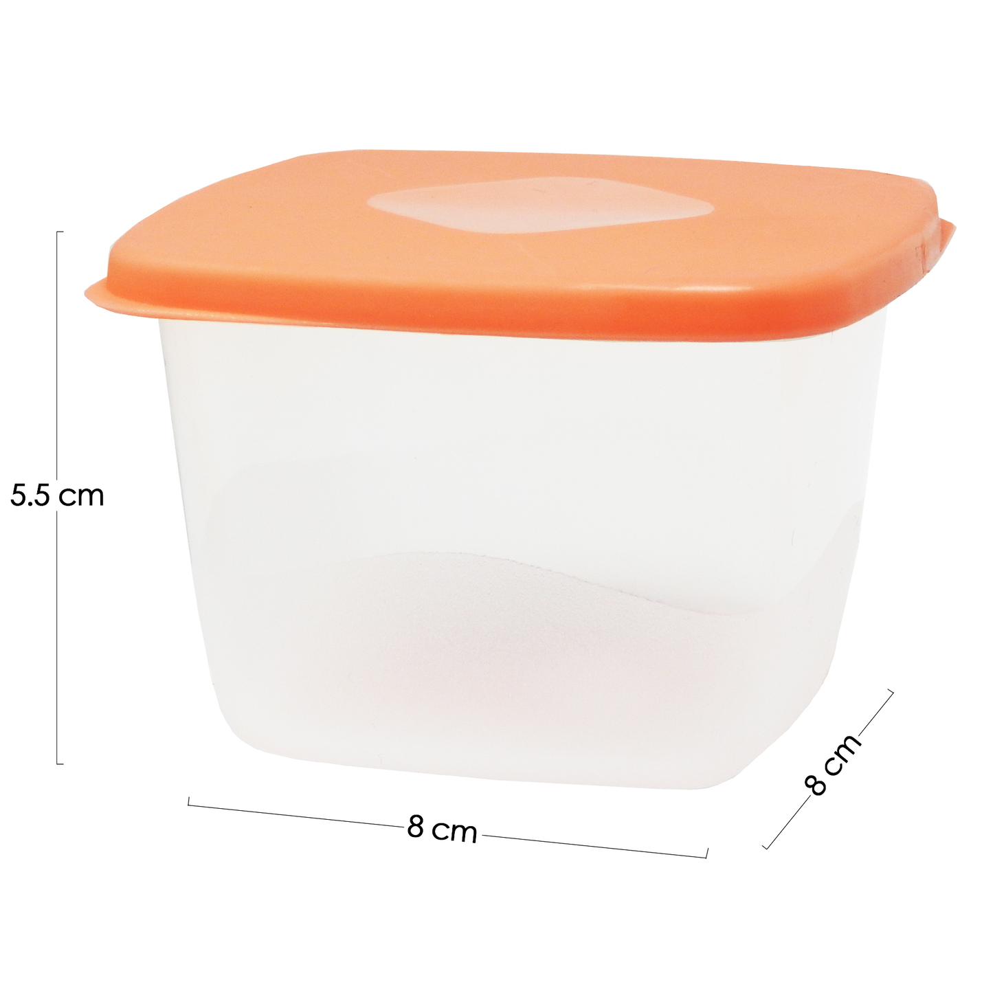 Juegos 3 Contenedores 250, 375 y 750 ml Cuadrados Con Tapa