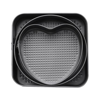 Juego de 3 Moldes Desmontables para Pasteles