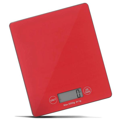 Bascula de Cocina Ommega Digital 5 Kg Rojo