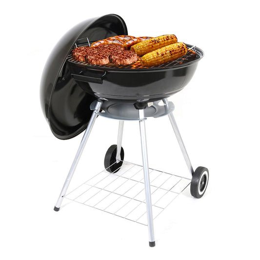 Asador Portátil al Carbón con Gran Durabilidad Negro