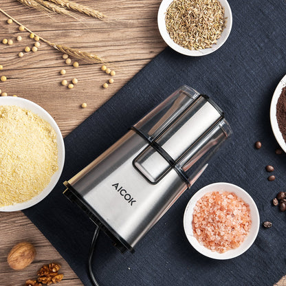 Molino de Café Eléctrico Aicok Acero Inoxidable