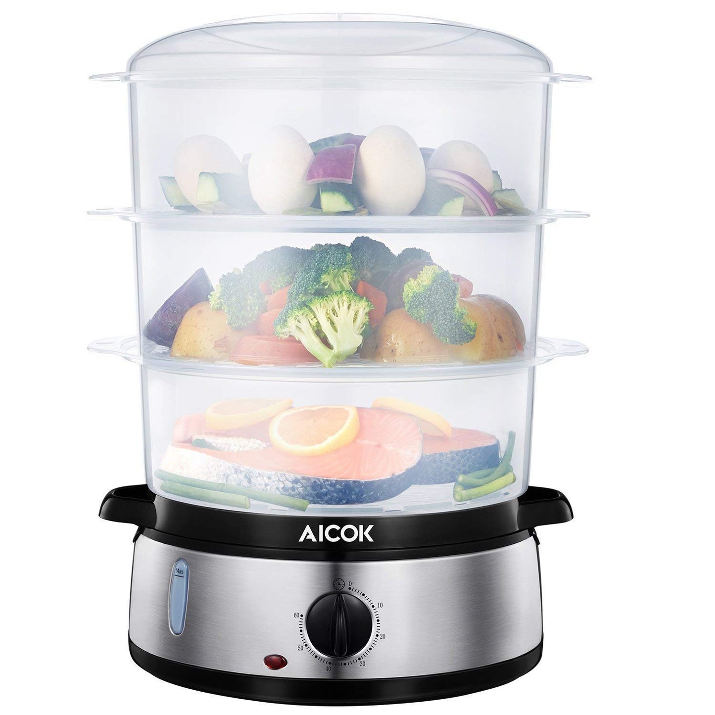 Vaporera Eléctrica Aicok 3 Niveles