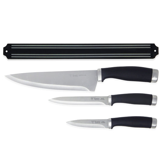 Juego de Cuchillos con Soporte Magnético