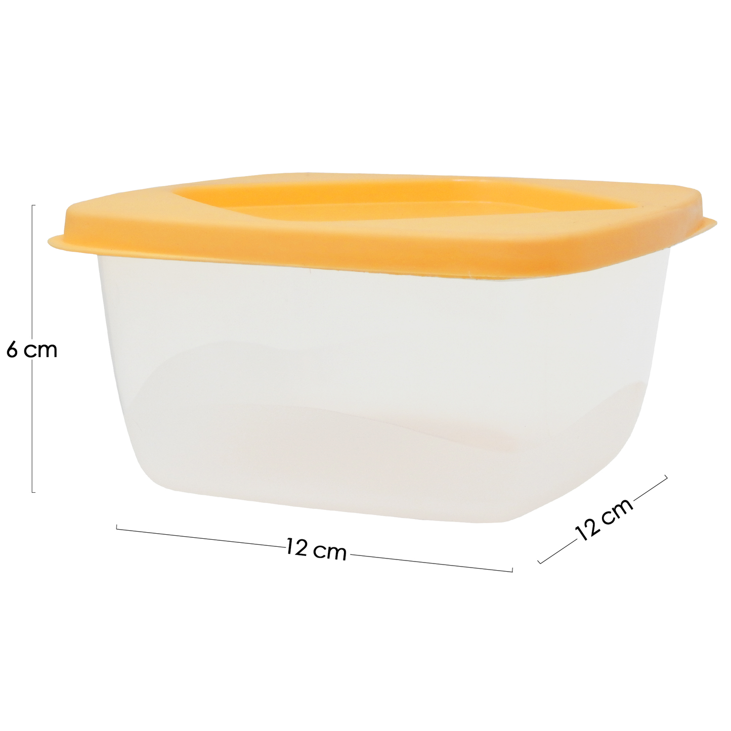 Juegos 3 Contenedores 250, 375 y 750 ml Cuadrados Con Tapa