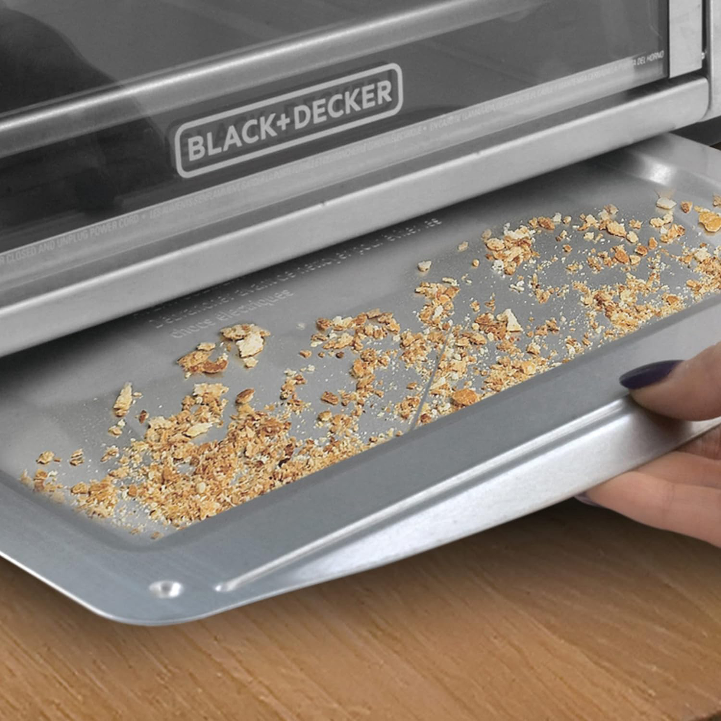 Horno freidora de aire B+D color Plateado TO4315SS-LA