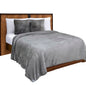 Cobertor Ligero Rusia Extra Suave Matrimonial 1.80X2.20 Gris