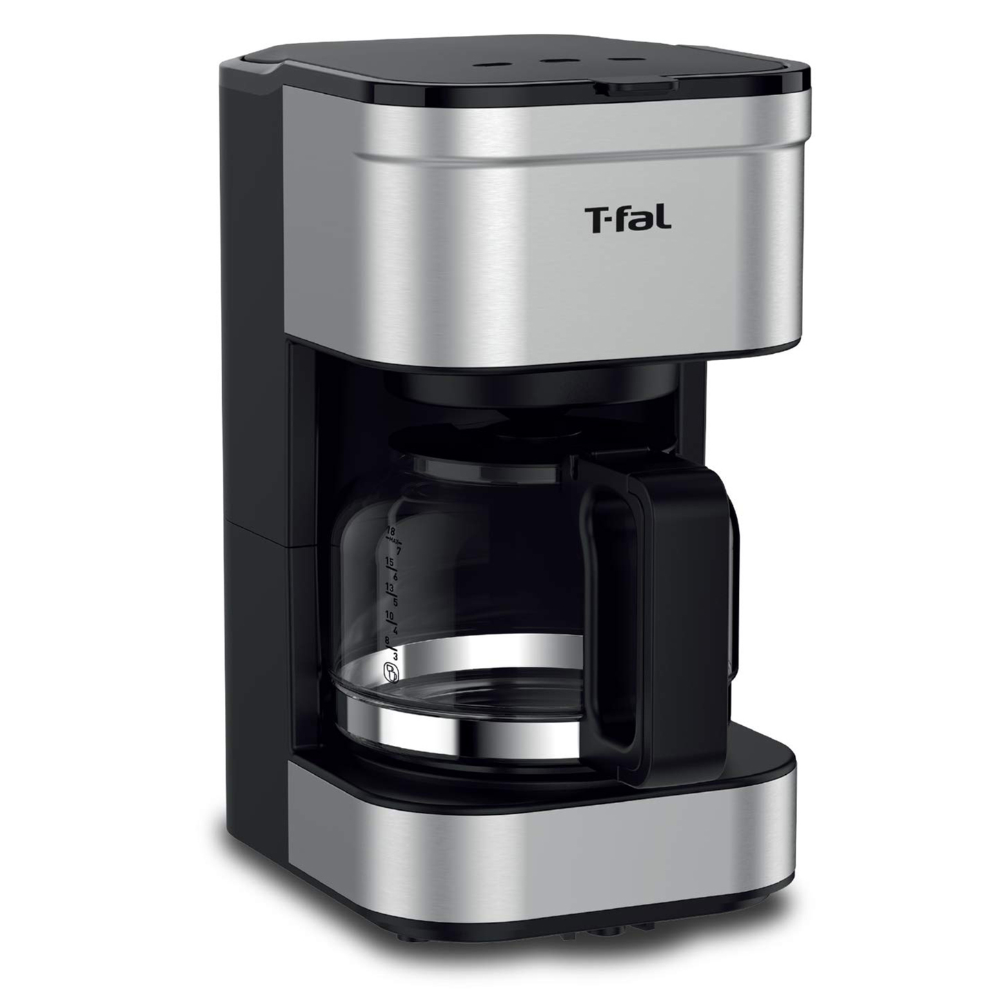 Cafetera T-Fal Elegance Filtro Permanente 7 tazas Inox