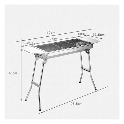 Asador De Acero Inoxidable Modelo Sonora Plus