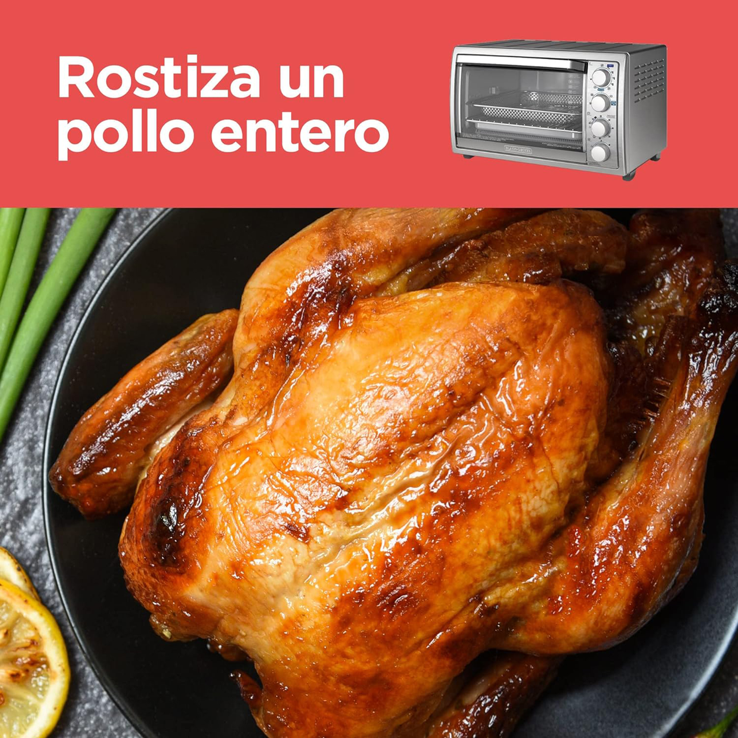 Horno freidora de aire B+D color Plateado TO4315SS-LA