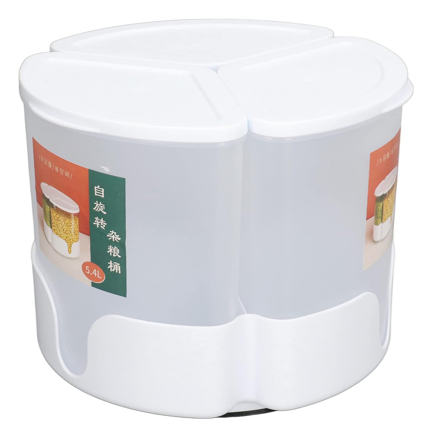 Cerealero Giratorio 3 Compartimentos Aquila