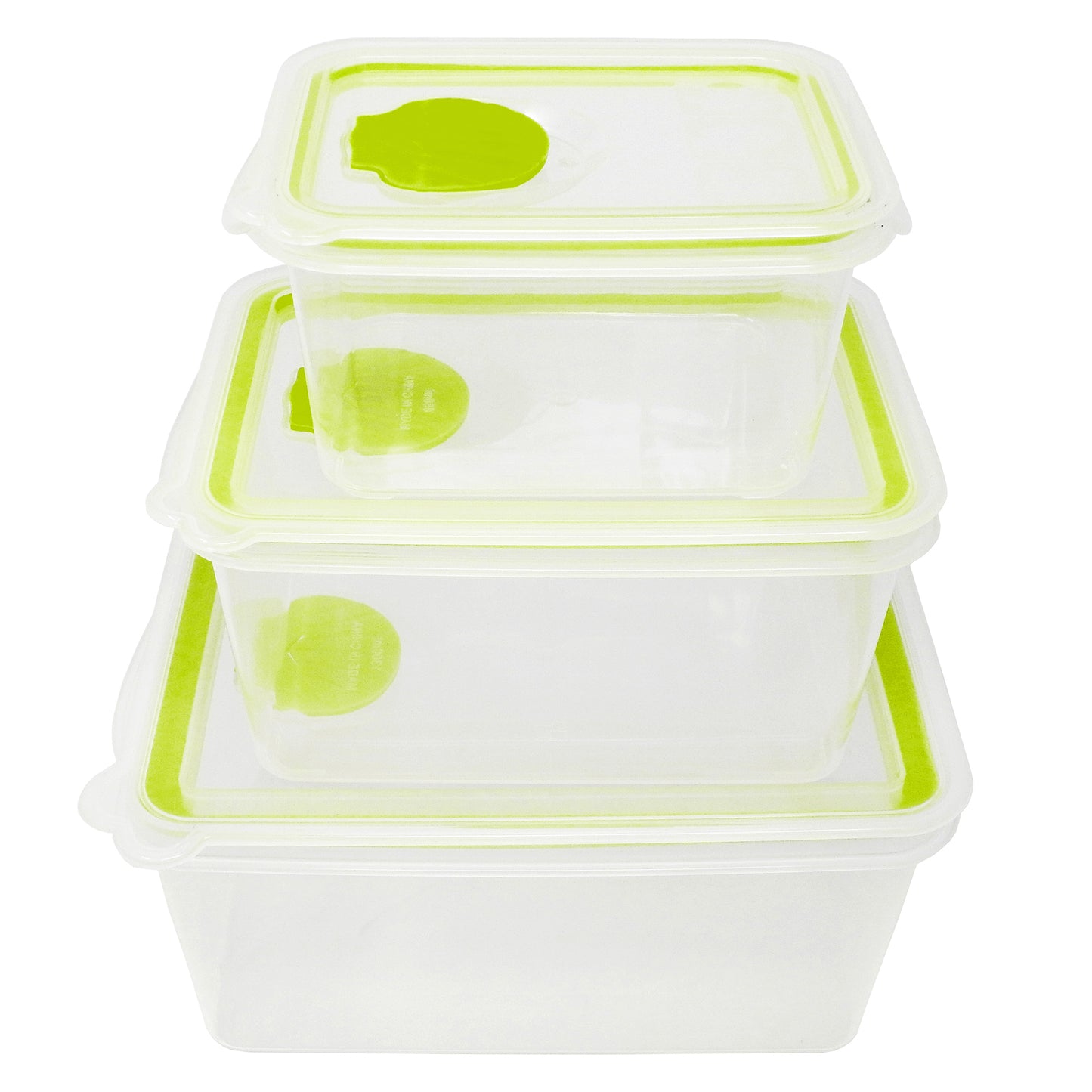 Juego de Recipientes Rectangulares Sea Shell Verde