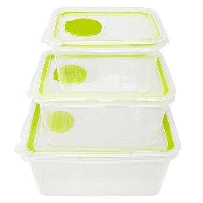 Juego de Recipientes Rectangulares Sea Shell Verde