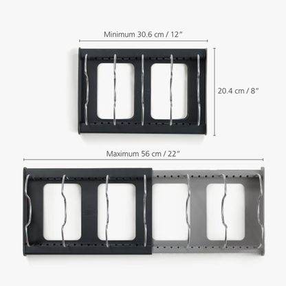 Organizador/ Escurridor Retráctil plastico/Metal Aquila