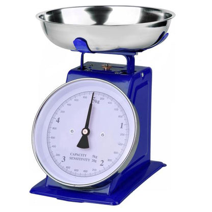 Bascula de Cocina Retro Color Azul