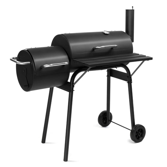 Asador con Ahumador Aquila Hierro 44 pulgadas Oakville Negro
