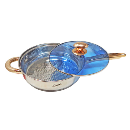 Batería De Cocina Nórdico 12 Piezas Acero Inoxidable - B1017