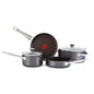 Batería De 6 Piezas T-Fal Talent Pro Color Gris