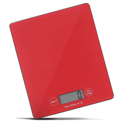 Bascula de Cocina Ommega Digital 5 Kg Rojo