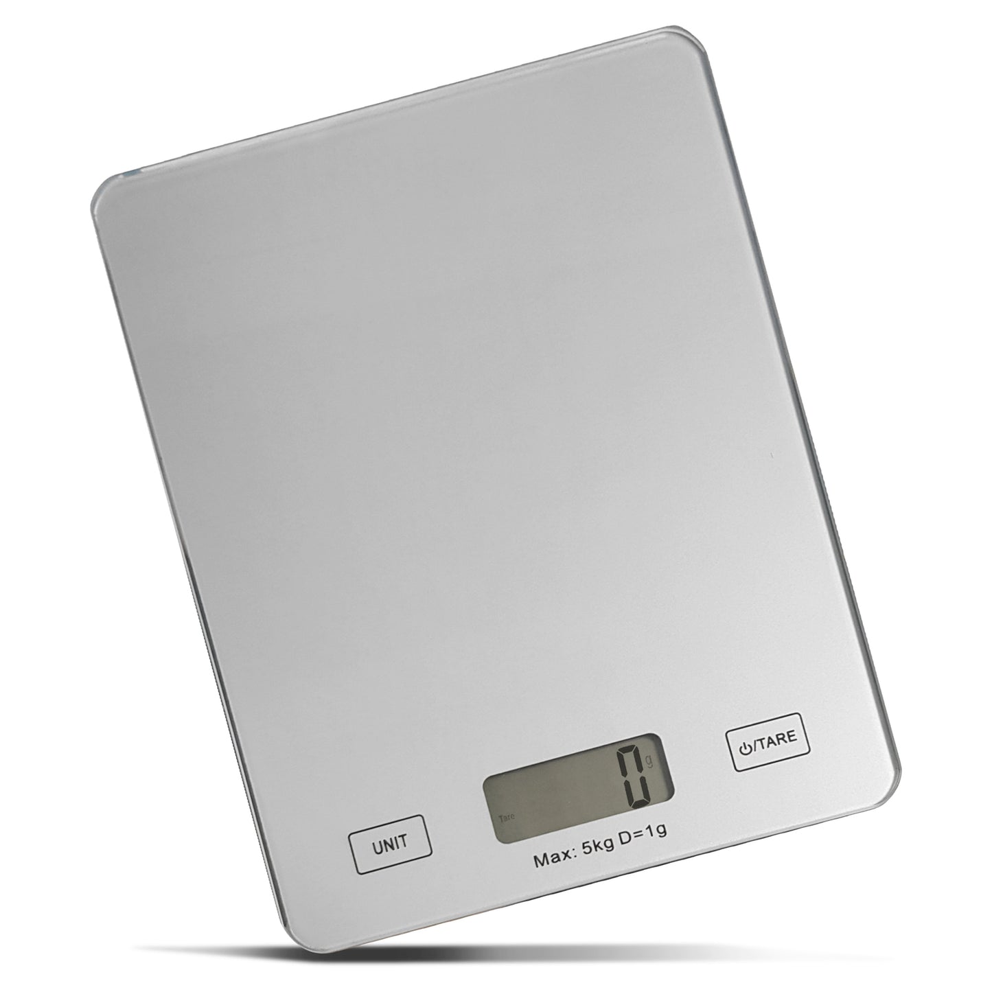 Bascula de Cocina Ommega Digital 5 Kg Plata