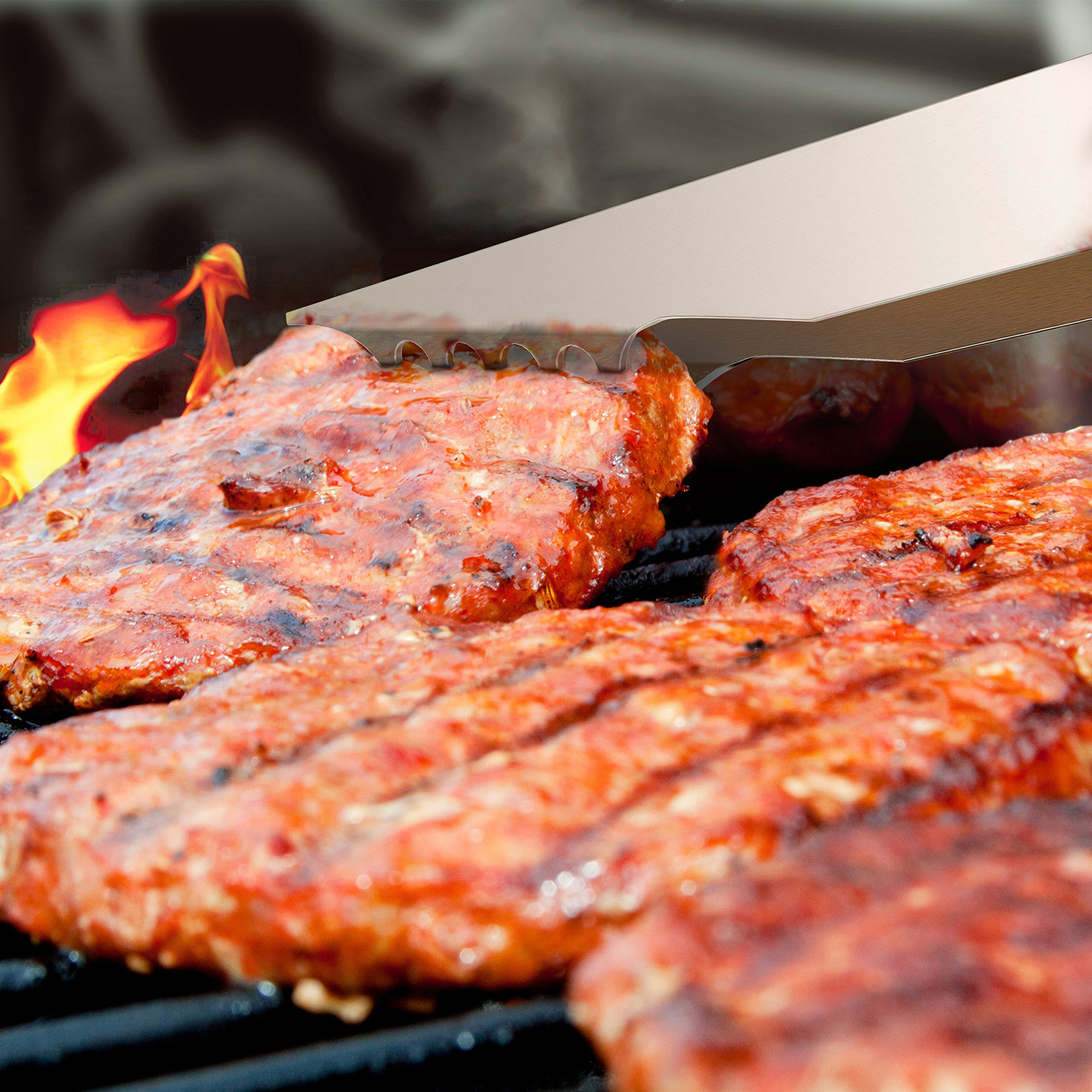 Juego de Utensilios para Asador 4 Piezas Modelo San Juan