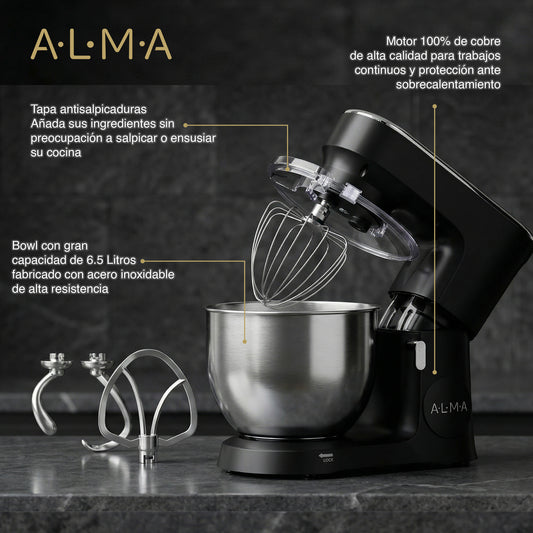 Batidora Profesional Pedestal 6.5L ALMA Culinare Touch 660W