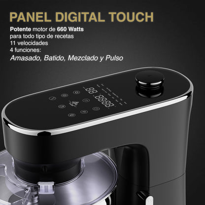 Batidora Profesional Pedestal 6.5L ALMA Culinare Touch 660W