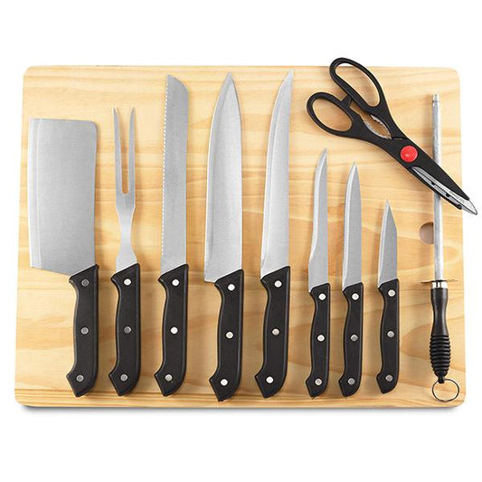 Juego De Cuchillos 10 Piezas Con ″Incluye Tabla″