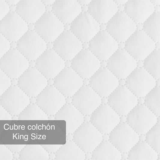 Cubre Colchón Ultrasonic King Size Colores