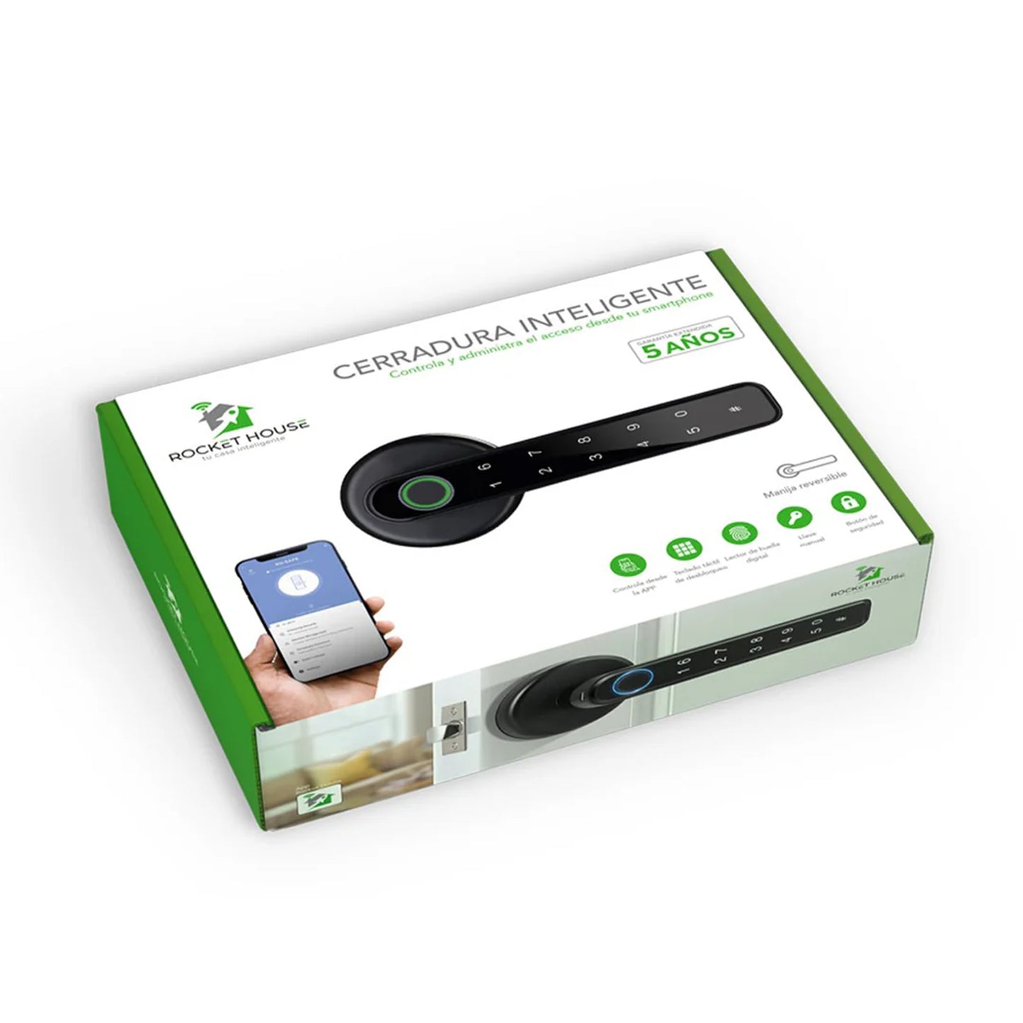 Cerradura Inteligente Wi-Fi App Rocket House RH-SAFE