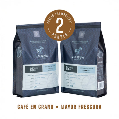 2 Bolsas de Café de Especialidad Selvaggio Grano 470 Gramos