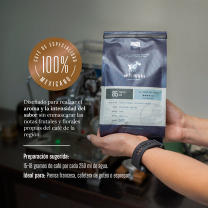 2 Bolsas de Café de Especialidad Selvaggio Grano 470 Gramos